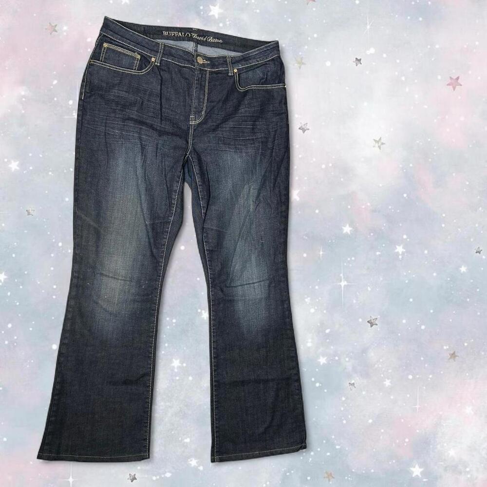 Buffalo David Bitton Dark Blue Bootcut Jeans